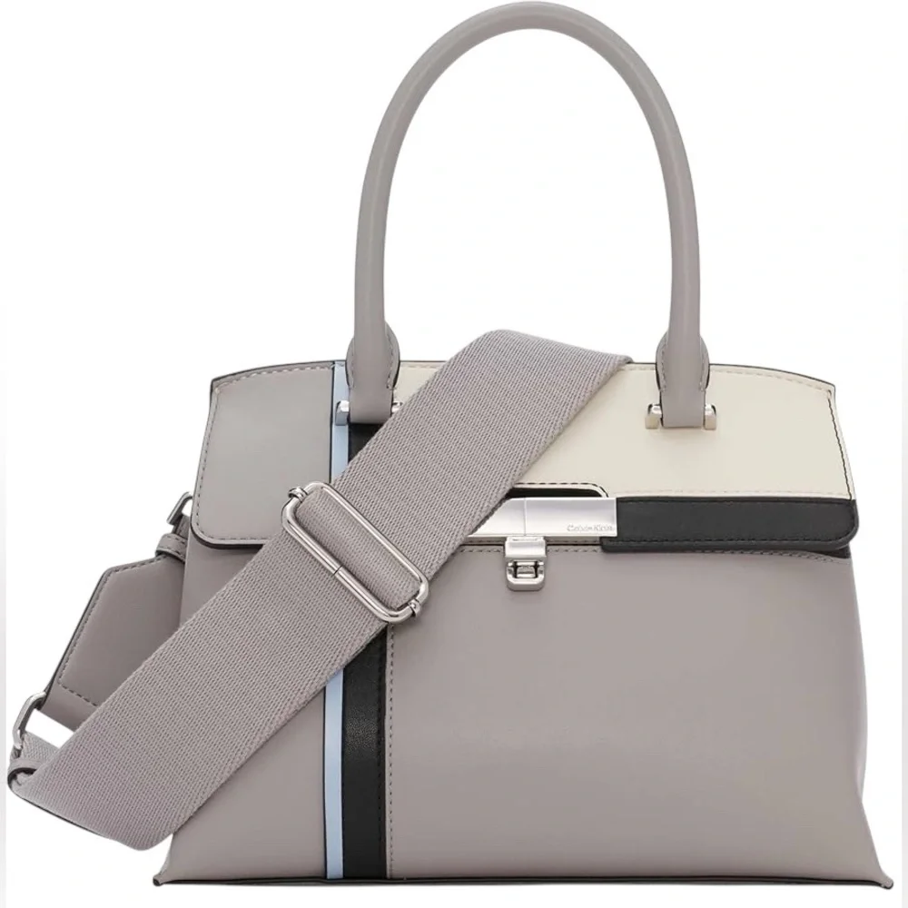 Calvin Klein Becky Turnlock‎ Convertible Satchel